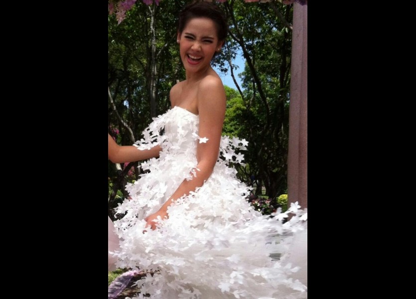 ชุดแต่งงานดารา