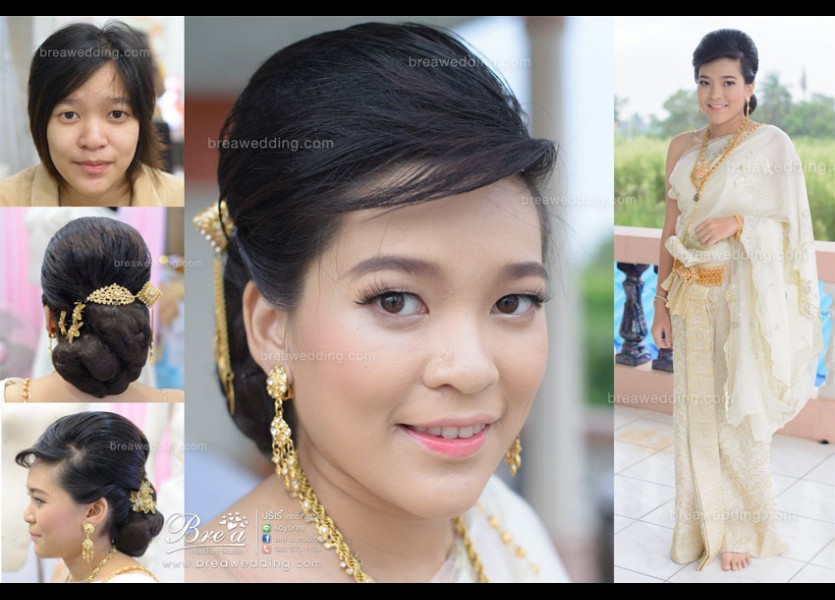 แต่งหน้าเจ้าสาวผมสั้น