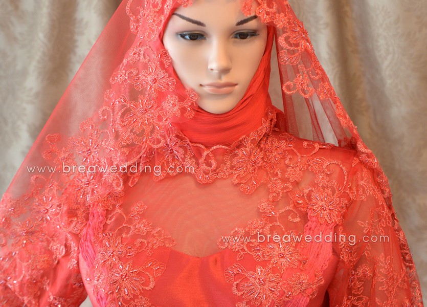 ชุดแต่งงานอิสลามสีแดง