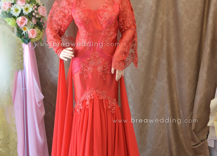 ชุดแต่งงานอิสลามสีแดง