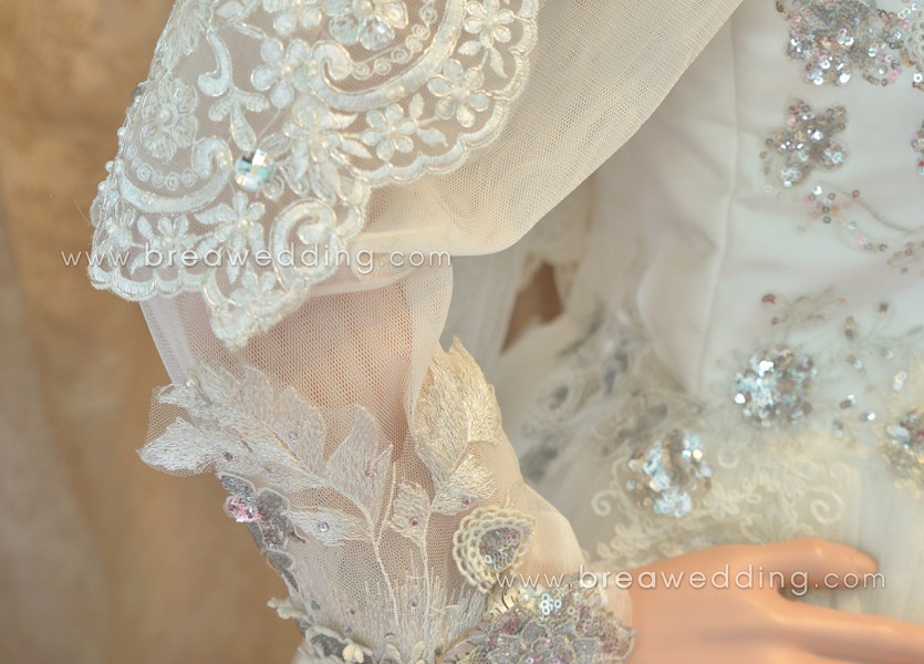 ชุดแต่งงานอิสลาม สีขาว