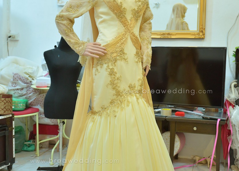 รับตัดชุดแต่งงานอิสลาม ชุดวิวาห์อิสลาม