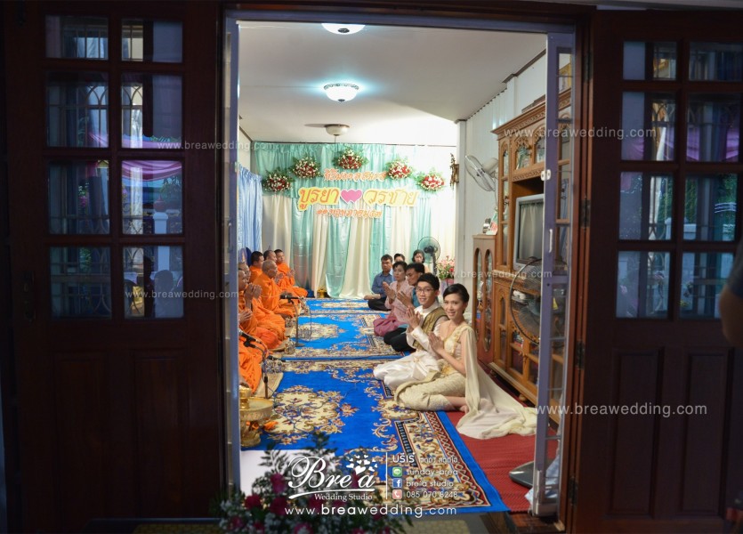 ถ่ายภาพแต่งงาน พิธีเช้า นนทบุรี