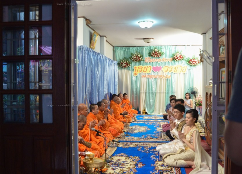 ถ่ายภาพแต่งงาน พิธีเช้า นนทบุรี