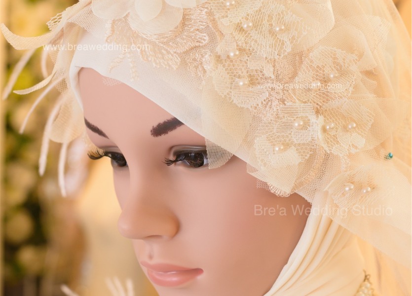 ผ้าคลุมผม ชุดแต่งงานอิสลาม