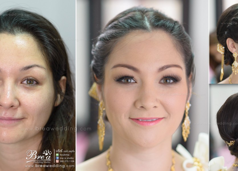 แต่งหน้าเจ้าสาว นนทบุรี Makeup bride thai