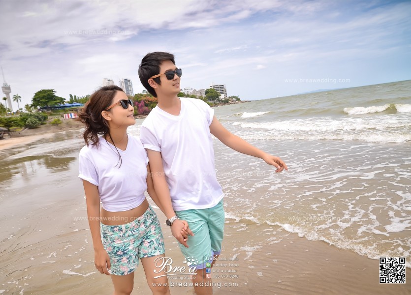 ถ่ายพรีเวดดิ้งทะเล พัทยา ถ่ายรูปแต่งงานทะเล ถ่ายรูปพรีเวดดิ้งทะเล