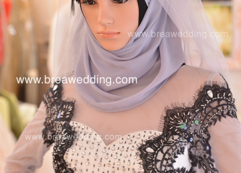 ร้านตัดชุดแต่งงานอิสลาม ชุดแต่งงานอิสลามแบบเจ้าหญิง