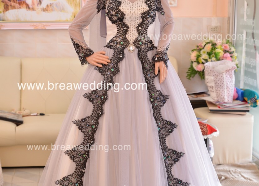 ชุดแต่งงานอิสลาม ชุดแต่งงานอิสลามแบบเจ้าหญิง