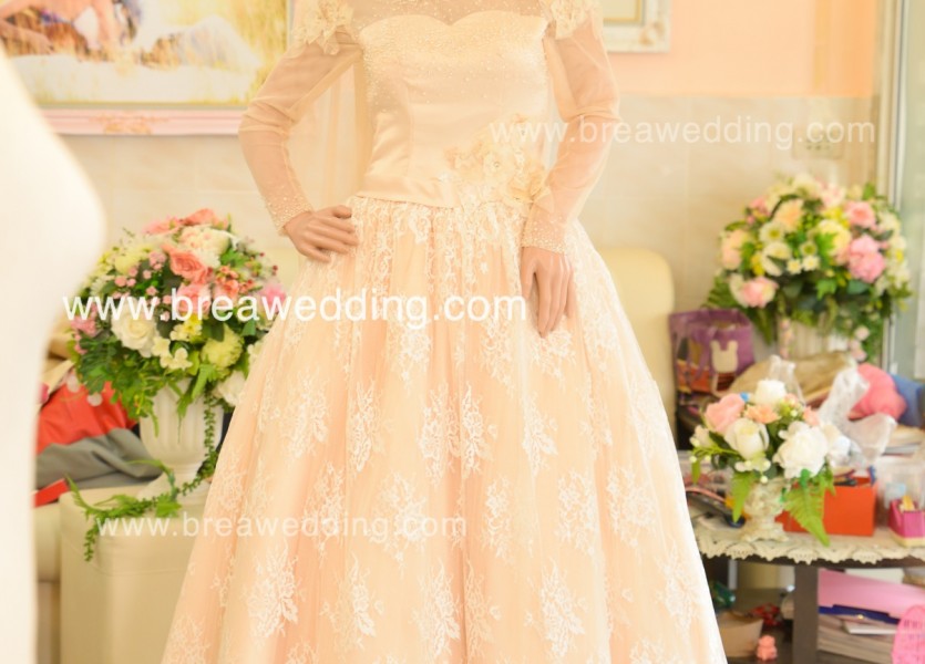 ชุดแต่งงานอิสลาม ชุดแต่งงานอิสลามแบบเจ้าหญิง