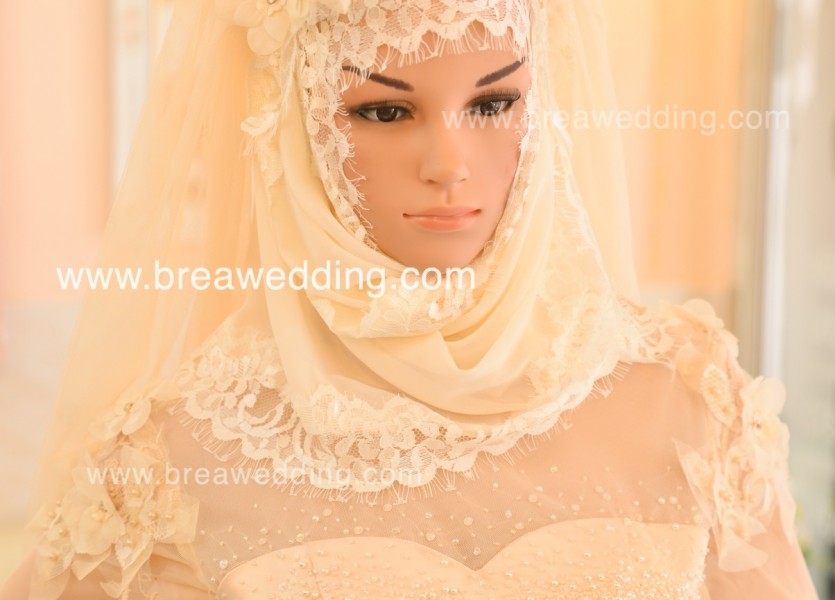 ชุดแต่งงานอิสลาม ชุดแต่งงานอิสลามแบบเจ้าหญิง