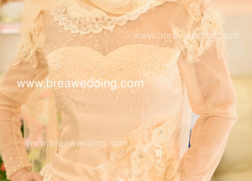 ชุดแต่งงานอิสลาม ชุดแต่งงานอิสลามแบบเจ้าหญิง