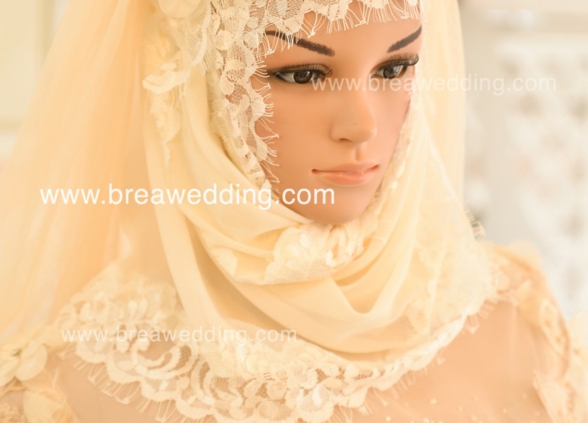 ชุดแต่งงานอิสลาม ชุดแต่งงานอิสลามแบบเจ้าหญิง