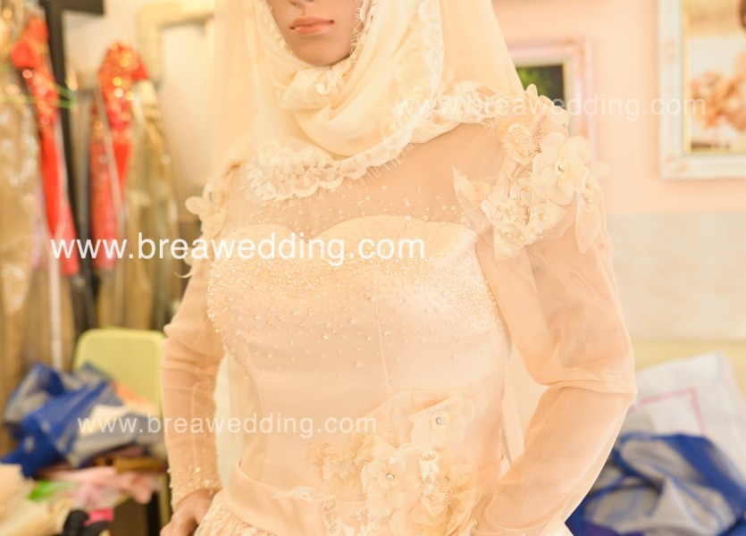 ชุดแต่งงานอิสลาม ชุดแต่งงานอิสลามแบบเจ้าหญิง