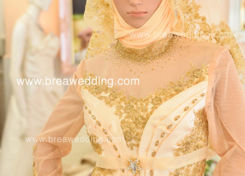 เช่าชุดแต่งงานอิสลาม ชุดแต่งงานอิสลามแบบเจ้าหญิง