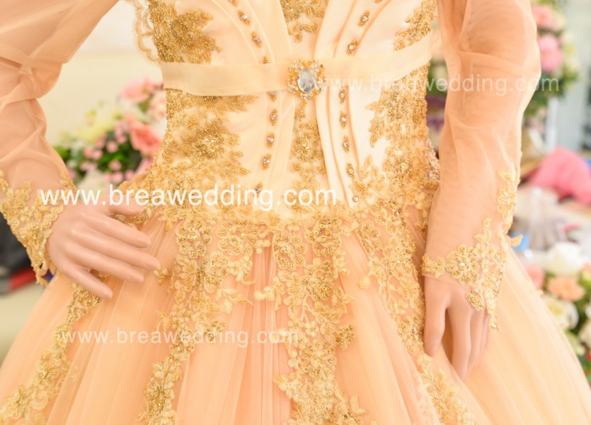 ตัดชุดแต่งงานอิสลาม ชุดแต่งงานอิสลามแบบเจ้าหญิง