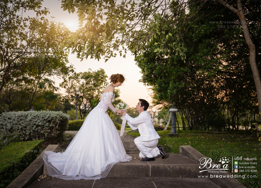 ถ่ายรูปแต่งงาน นนทบุรี สวนสมเด็จพระนางเจ้าสิริกิติ์