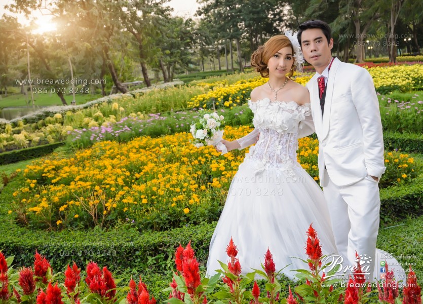 ถ่ายรูปแต่งงาน นนทบุรี สวนสมเด็จพระนางเจ้าสิริกิติ์