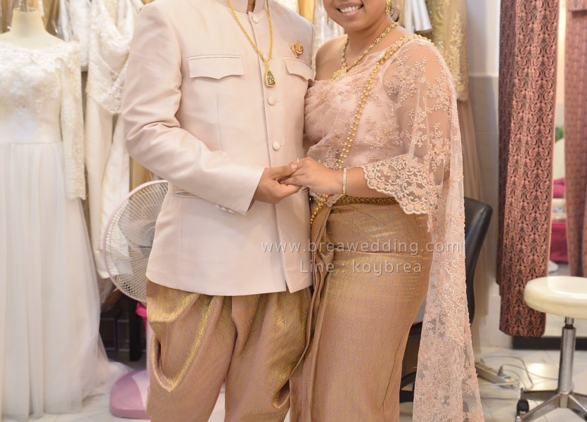 ชุดแต่งงาน ชุดไทยBRE 2214นนทบุรี