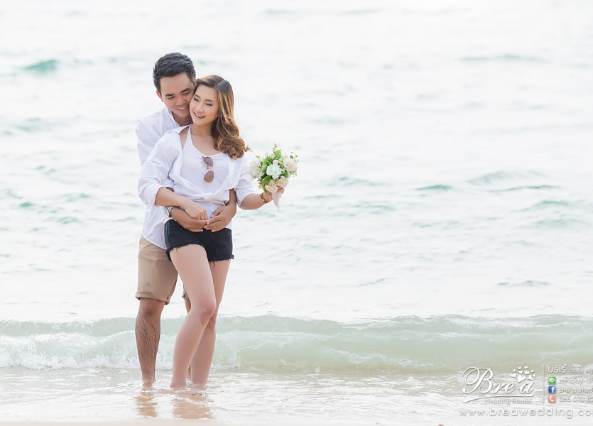 พรีเวดดิ้ง หาช่างภาพงานแต่ง รับถ่ายภาพงานแต่งงาน ถ่ายรูปแต่งงานทะเล