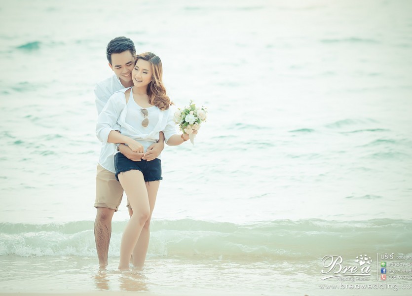 พรีเวดดิ้ง หาช่างภาพงานแต่ง รับถ่ายภาพงานแต่งงาน ถ่ายรูปแต่งงานทะเล
