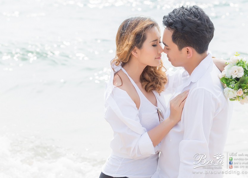 พรีเวดดิ้ง หาช่างภาพงานแต่ง รับถ่ายภาพงานแต่งงาน ถ่ายรูปแต่งงานทะเล