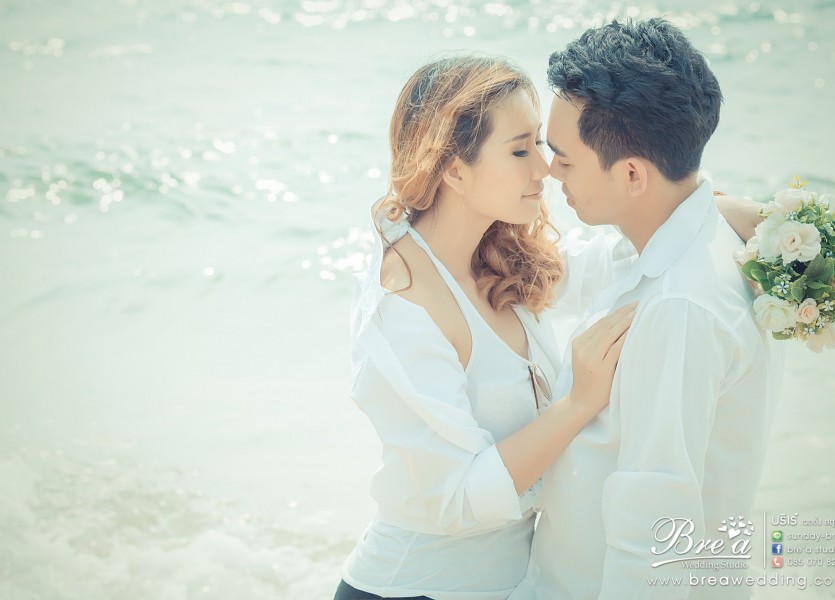 พรีเวดดิ้ง หาช่างภาพงานแต่ง รับถ่ายภาพงานแต่งงาน ถ่ายรูปแต่งงานทะเล