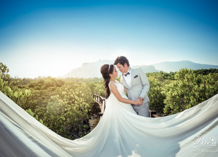 วนอุทธยานปราณบุรี ถ่ายรูปแต่งงาน พรีเวดดิ้ง นนทบุรี ร้านเวดดิ้ง บางใหญ่