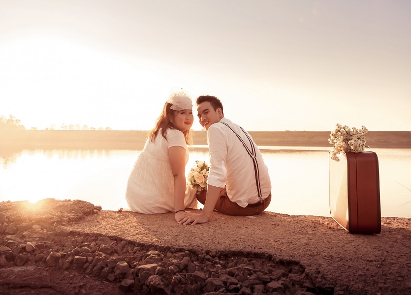 อ่างเก็บน้ำบางพระ พรีเวดดิ้ง PreWedding ร้านถ่ายรูปแต่งงาน นนทบุรี