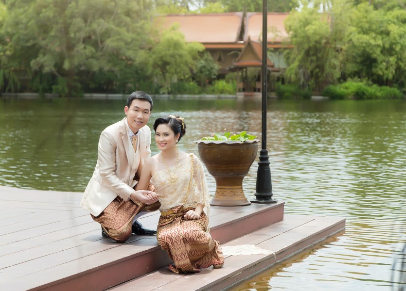 ถ่ายรูปแต่งงาน พรีเวดดิ้ง PreWedding สวนสามพราน