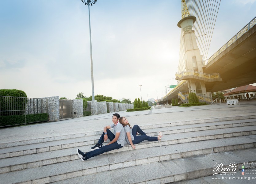 พรีเวดดิ้ง สะพานพระรามแปด8 ถ่ายรูปแต่งงาน PreWedding นนทบุรี