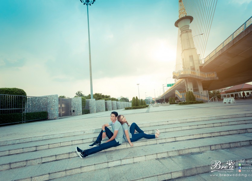 พรีเวดดิ้ง สะพานพระรามแปด8 ถ่ายรูปแต่งงาน PreWedding นนทบุรี