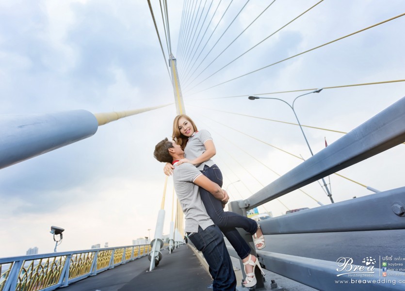 พรีเวดดิ้ง สะพานพระรามแปด8 ถ่ายรูปแต่งงาน PreWedding นนทบุรี