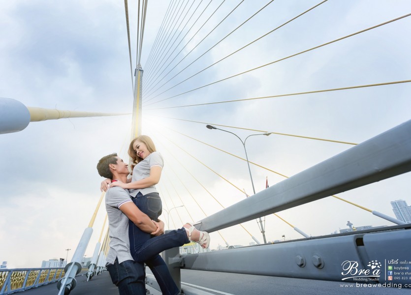 พรีเวดดิ้ง สะพานพระรามแปด8 ถ่ายรูปแต่งงาน PreWedding นนทบุรี