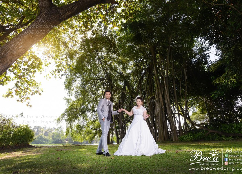 พรีเวดดิ้ง สวนสามพราน ถ่ายรูแต่งงาน ร้านPreWedding บางบัวทอง นนทบุรี