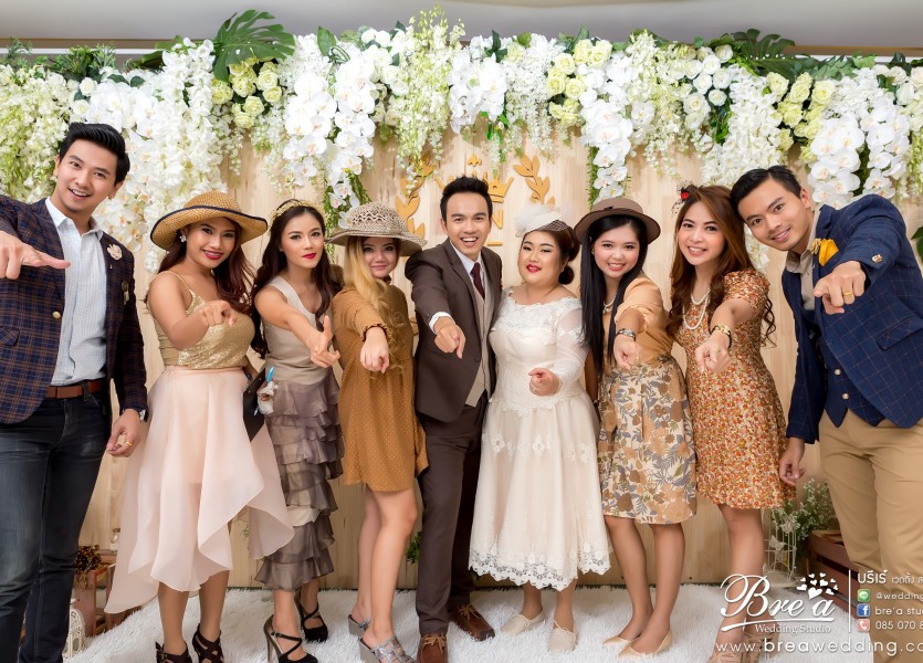 ถ่ายรูปแต่งงาน วินเทจ สโสรตำรวจวิภาวดี