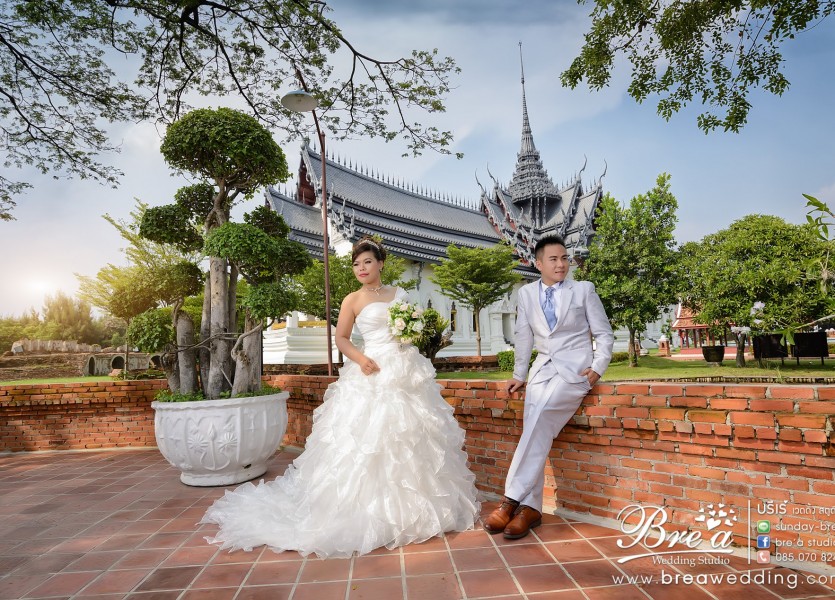 ถ่ายรูปแต่งงาน ถ่ายภาพแต่งงาน ชุดแต่งงาน ชุดวิวาห์ บางบัวทอง นนทบุรี