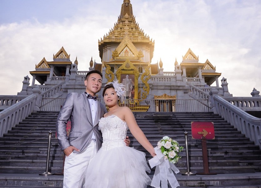 ถ่ายรูปแต่งงาน ถ่ายภาพแต่งงาน ชุดแต่งงาน ชุดวิวาห์ บางบัวทอง นนทบุรี