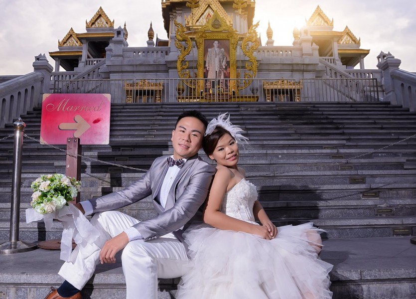 ถ่ายรูปแต่งงาน ถ่ายภาพแต่งงาน ชุดแต่งงาน ชุดวิวาห์ บางบัวทอง นนทบุรี