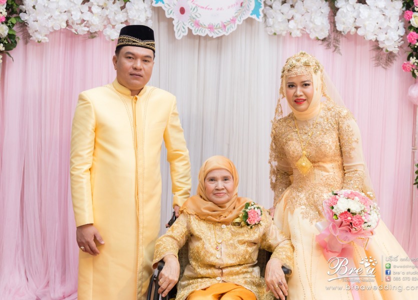 ถ่ายรูปแต่งงาน มุสลิม งานแต่งงานอิสลาม เวดดิ้ง นนทบุรี บางบัวทอง ชุดแต่งงานอิสลาม