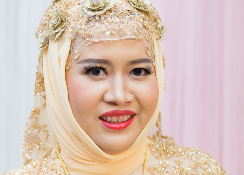 ถ่ายรูปแต่งงาน มุสลิม งานแต่งงานอิสลาม เวดดิ้ง นนทบุรี บางบัวทอง ชุดแต่งงานอิสลาม