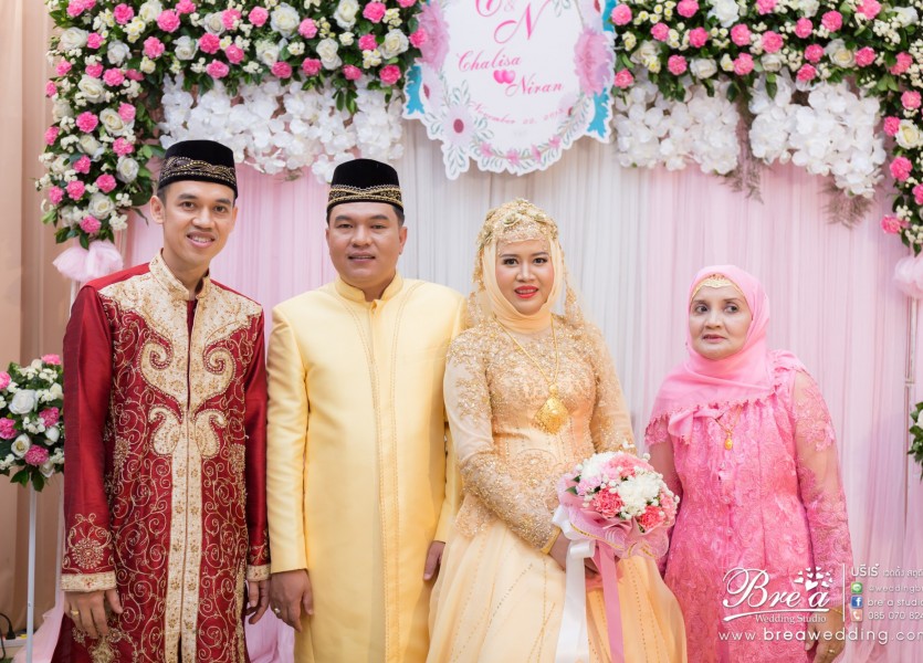 ถ่ายรูปแต่งงาน มุสลิม งานแต่งงานอิสลาม เวดดิ้ง นนทบุรี บางบัวทอง ชุดแต่งงานอิสลาม