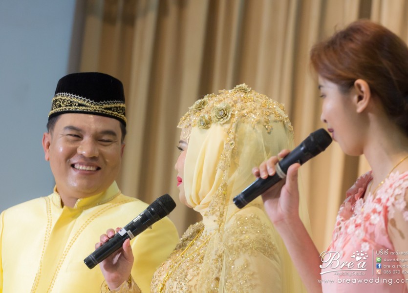 ถ่ายรูปแต่งงาน มุสลิม งานแต่งงานอิสลาม เวดดิ้ง นนทบุรี บางบัวทอง ชุดแต่งงานอิสลาม