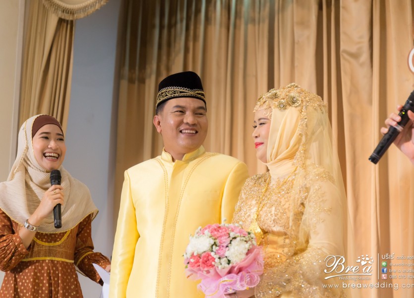 ถ่ายรูปแต่งงาน มุสลิม งานแต่งงานอิสลาม เวดดิ้ง นนทบุรี บางบัวทอง ชุดแต่งงานอิสลาม