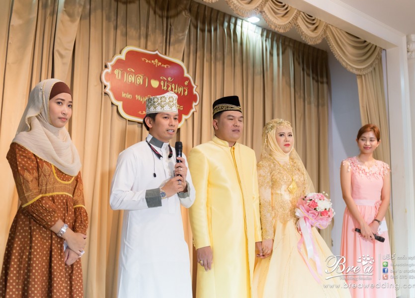 ถ่ายรูปแต่งงาน มุสลิม งานแต่งงานอิสลาม เวดดิ้ง นนทบุรี บางบัวทอง ชุดแต่งงานอิสลาม