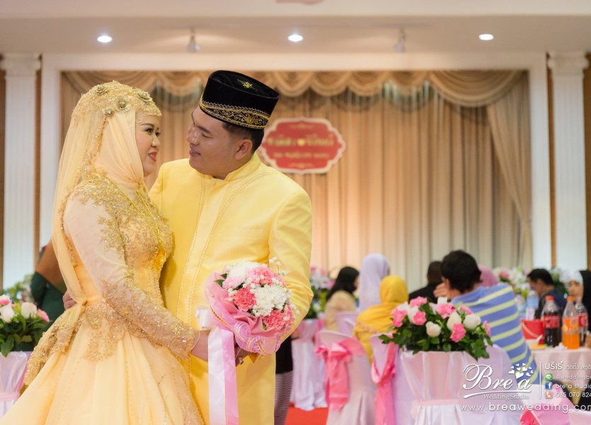 ถ่ายรูปแต่งงาน มุสลิม งานแต่งงานอิสลาม เวดดิ้ง นนทบุรี บางบัวทอง ชุดแต่งงานอิสลาม