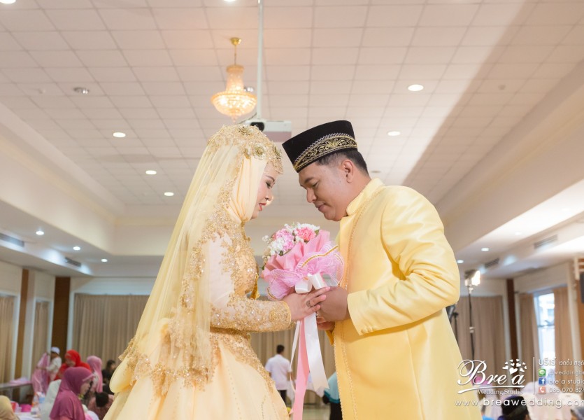 ถ่ายรูปแต่งงาน มุสลิม งานแต่งงานอิสลาม เวดดิ้ง นนทบุรี บางบัวทอง ชุดแต่งงานอิสลาม
