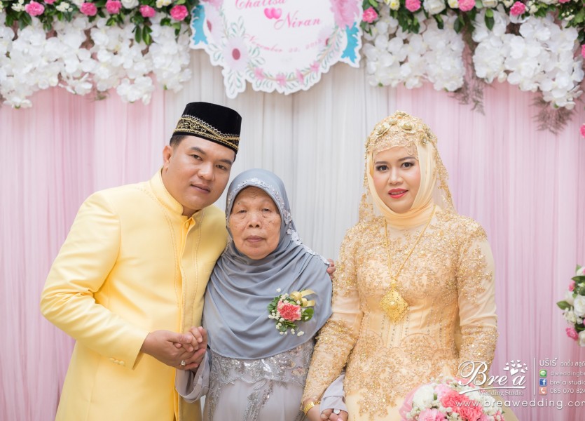 ถ่ายรูปแต่งงาน มุสลิม งานแต่งงานอิสลาม เวดดิ้ง นนทบุรี บางบัวทอง ชุดแต่งงานอิสลาม