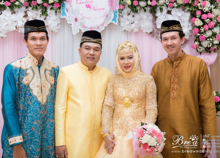 ถ่ายรูปแต่งงาน มุสลิม งานแต่งงานอิสลาม เวดดิ้ง นนทบุรี บางบัวทอง ชุดแต่งงานอิสลาม