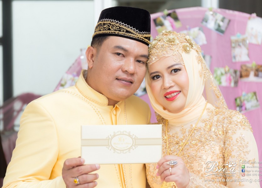 ถ่ายรูปแต่งงาน มุสลิม งานแต่งงานอิสลาม เวดดิ้ง นนทบุรี บางบัวทอง ชุดแต่งงานอิสลาม